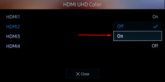 HDMI UHD Color