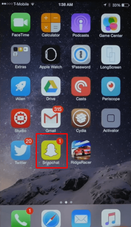 Snapchat ort faken iphone