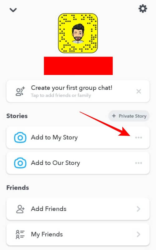 Snapchat - Add to my story