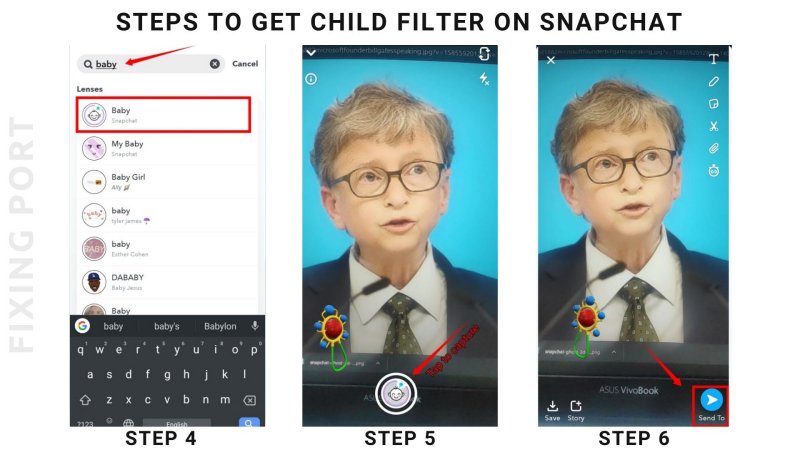 Step To Get Child Filter Snapchat