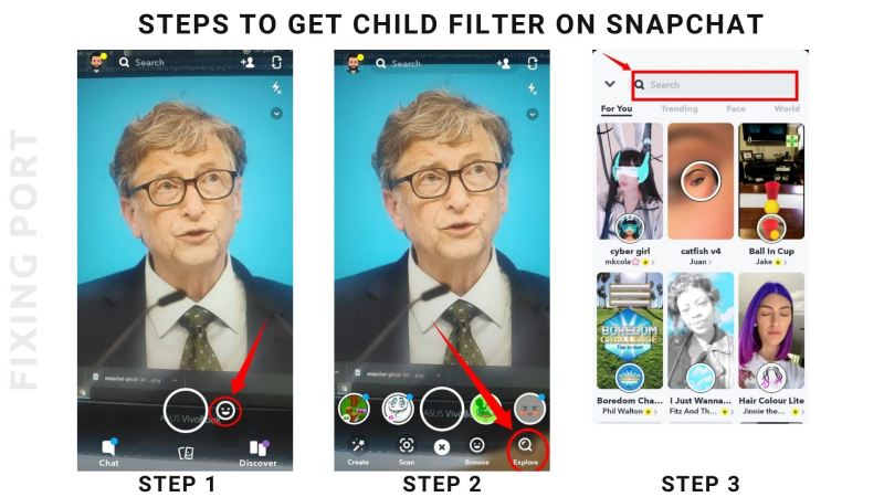 Steps To Get Child Filter Snapchat