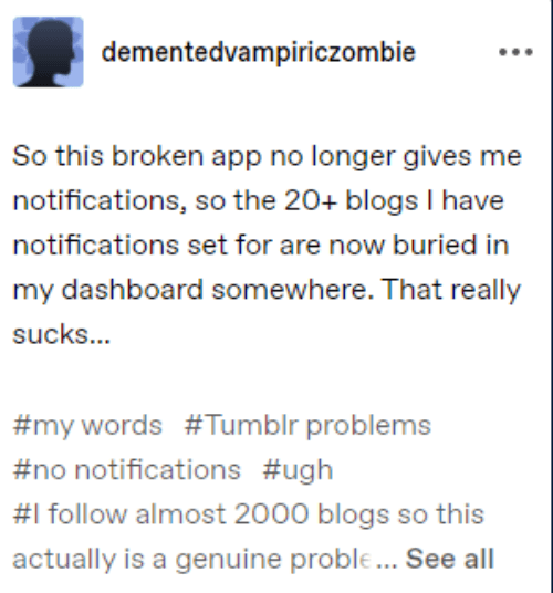 Fix Tumblr Notifications Not Working First Tweet
