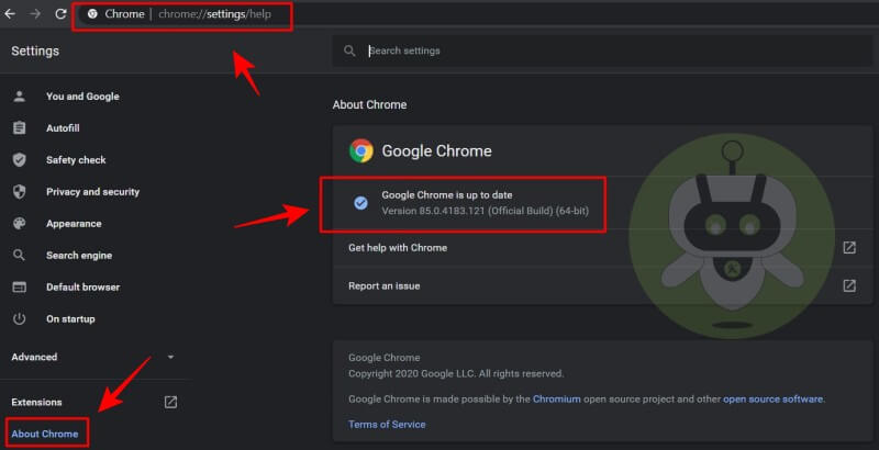 Update Google Chrome On PC