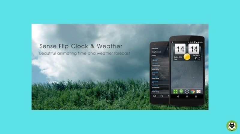 Sense Flip Clock & Weather