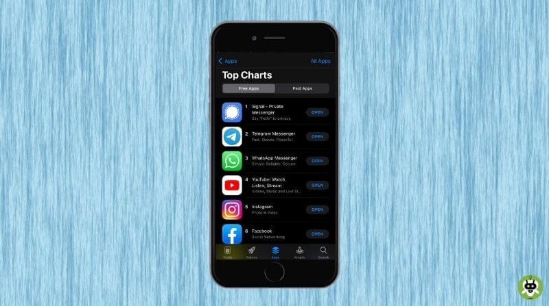 Signal Tops App Store