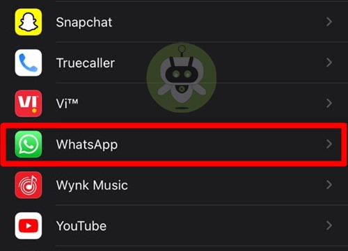 Tap On WhatsApp - WhatsApp Call iPhone