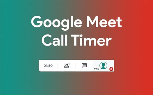 Google Meet Call Timer