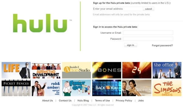 Hulu In 2007