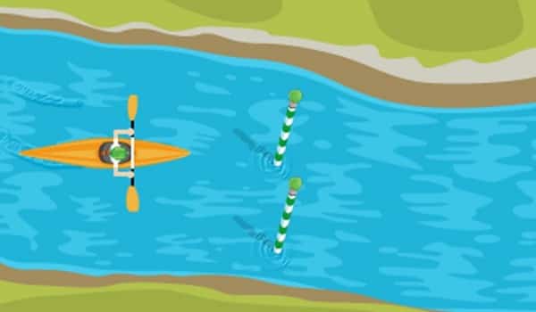 Slalom Canoe - Google Doodle