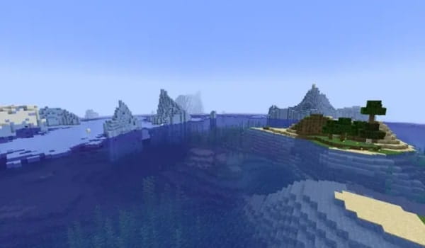 Stranded In Ice Minecraft Island Seed