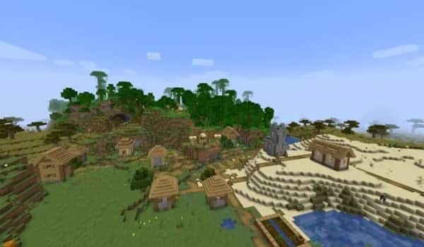 Village In 3 Biomes