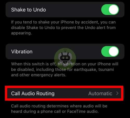 Tap On Call Audio Routing