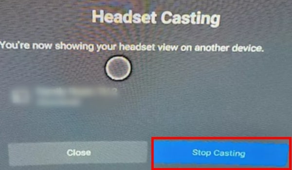Tap On Stop Casting