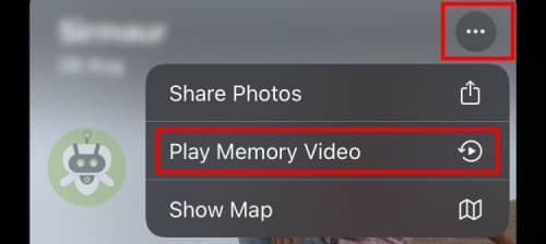 Tap On Play Memory Video