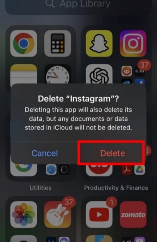 Delete Instagram - Instagram Stories Not Loading