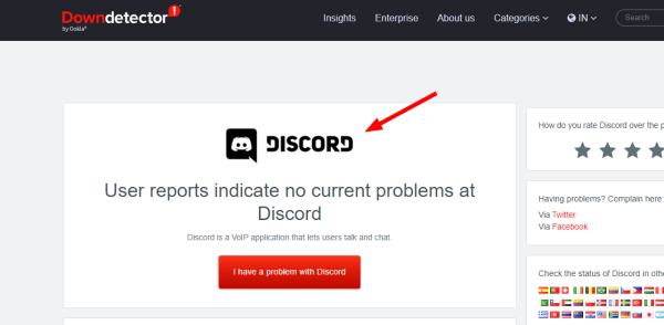 Visit Downdetector - Discord Not Working On Wi-Fi