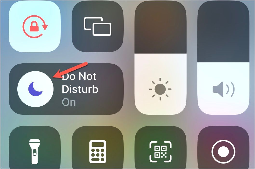 Disable DND - iPhone