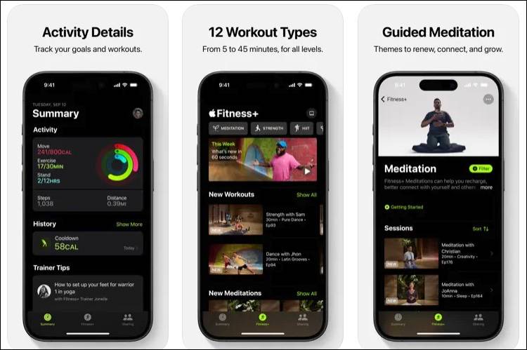 Apple Fitness+ App Store