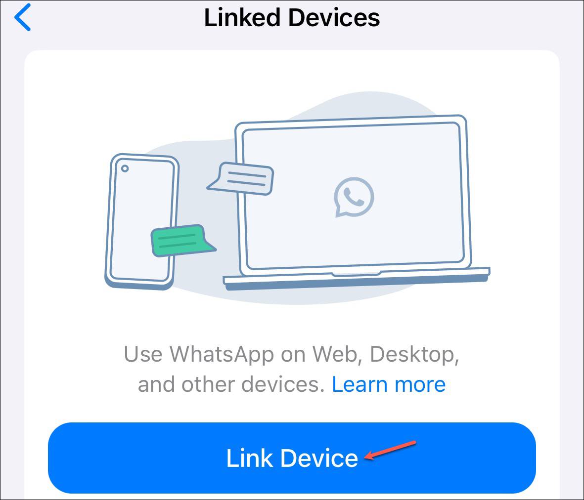Link Device - Whatsapp mobile